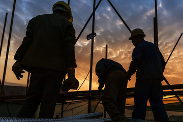 construction worker on construction site