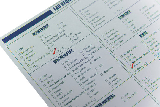 Blood requisition for blood sample tube in laboratory