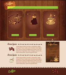 wooden background for cafe template