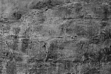 Wall fragment with scratches and cracks