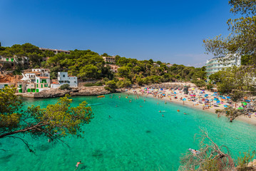 Beach Summer Holiday Mediterranean Sea Spain Majorca 