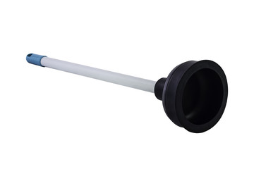 Plunger tool for products isolated on white background. The file