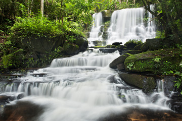Waterfall in deep forest