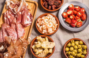 Delicious Spanish Tapas Food