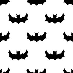 Bat. Seamless pattern. Halloween. Night-bird. For your design.