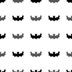 Bat. Seamless pattern. Halloween. Night-bird. For your design.