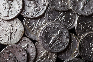 Ancient coin of the Roman Empire.