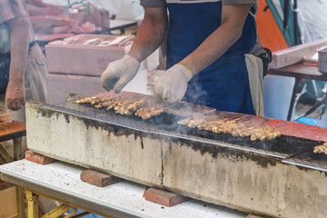 祭りの屋台風景