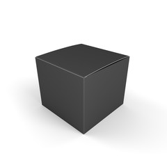 closed blank box product template