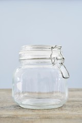 Empty Glass Jar