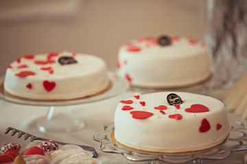 sweet table for the wedding celebration.