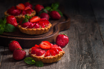 Fresh homemade berrie tarts