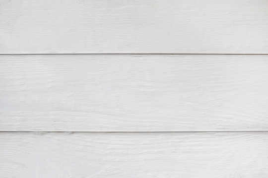 White wooden planks background, free space. Painted natural material backdrop.