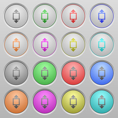 Height tool plastic sunk buttons