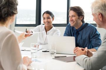 Business people in meeting