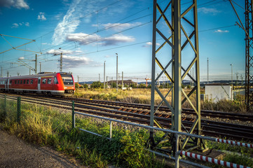 Zug und Gleise