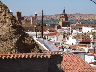 View of Guadix, the cave houses village, Andalusia © robypsycho
