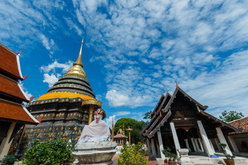 Ancient Buddhist temple of "Wat Phra That Lampang Luang" isThe temple of the Holy Relic of Lampang and most significant temple Lampang, Thailand.-