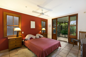 contemporary and classic bedroom in apartment
