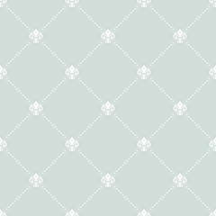 Seamless Vector Pattern With Royal Lily