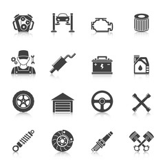 Fototapeta premium Auto Service Icons set