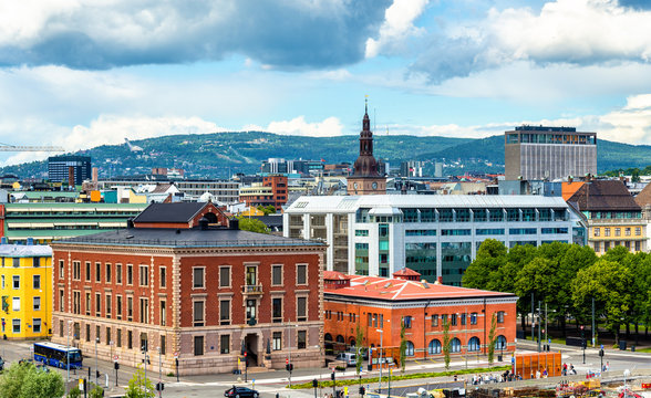 View of Oslo city centre