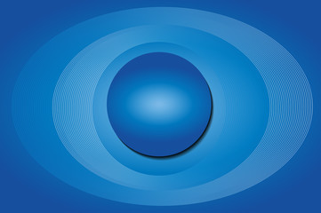 background circle and blue lines