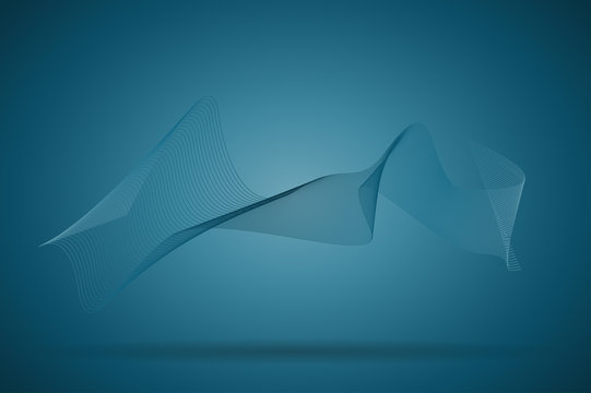 abstract blue background wave