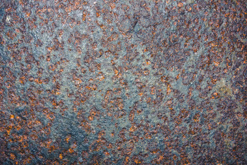 Rusty rough metal surface background.