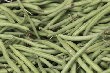 green beans at market
