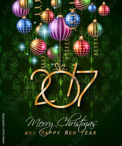 Chicken food creative mccormick ads advertising print bread bolletje "2017 Happy New Year Background for your Seasonal Flyers" Stock image and royalty-free vector