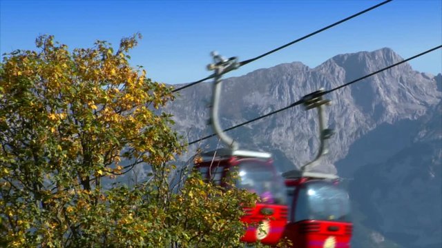 10254 ropeway crossing high alp close
