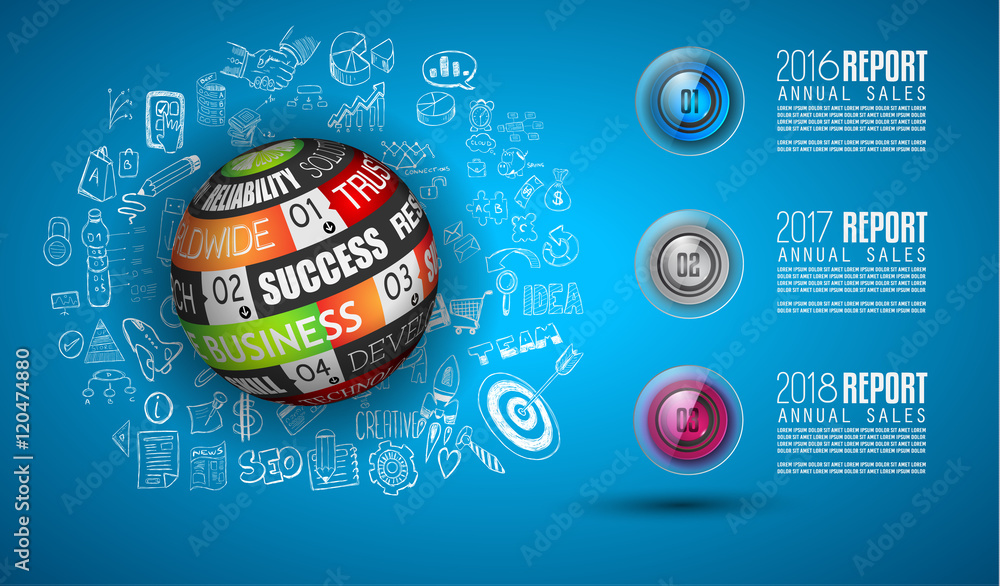 Aufkleber clean infographic layout template for data and information analysis