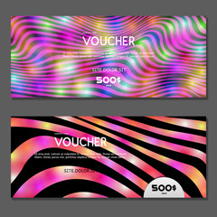 Gift voucher. Vector, illustration.