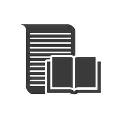 textbook with education icon vector illustration design