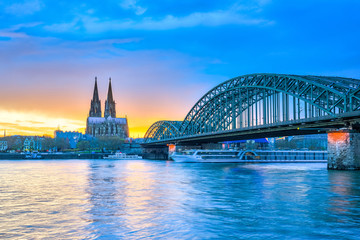 The Cologne Cathedral in Cologne, Germany