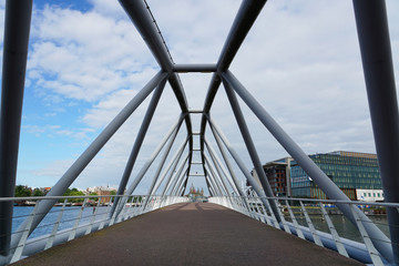 Bicycle bridge in Amsterdam
