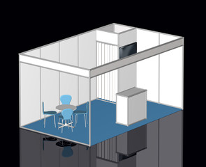 Basic exhibition stand template