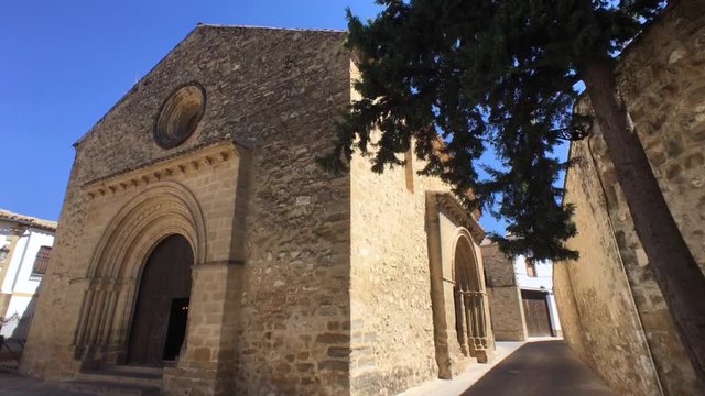  Romanesque church of Santa Cruz , Baeza, Jaen Province, Andalusia, Spain, Western Europe