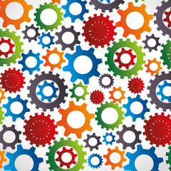 human resources recruit gear design isolated vector illustration eps 10