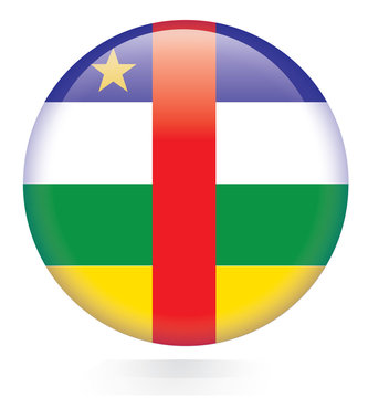 Central African Republic Flag Button