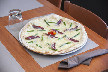 food, pizza, cheese, gourmet, meal, dinner