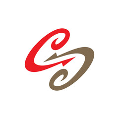 Cool Modern Abstract S Arrow Logo Icon