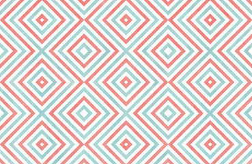 Watercolor geometrical pattern.