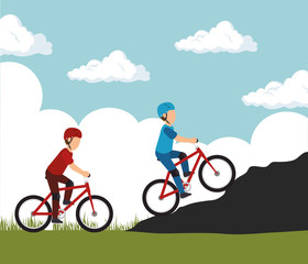 extreme sports design isolated vector illustration eps 10