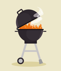 grills menu beef beer design isolated vector illustration eps 10
