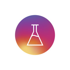 Test tube icon. Test tube clip art vector. Also useful as app, button, picture, image, shape, silhouette, path, sign. symbol, logo. Compatible with ai, cdr, png, jpg, pdf and eps.