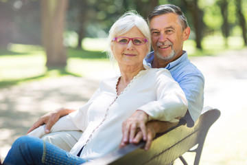 Senior Couple Outdoors
