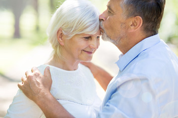 Senior Couple Outdoors
