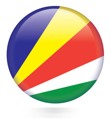 Seychelles flag button